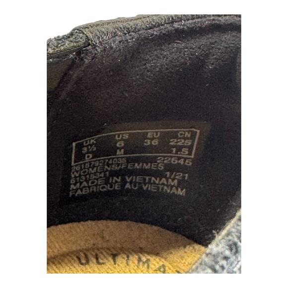 Clarks Juliet Hayes Womens 6M Navy Suede Leather 1" Flat Heel Comfort Loafers - Picture 8 of 8